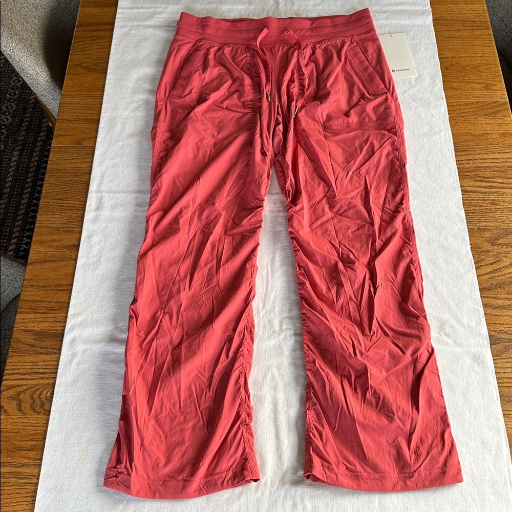 Lululemon Dance Studio Mid-Rise Pant Desert Red 12 NWT